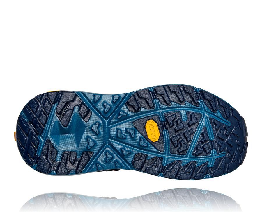 Trail Shoes Womens - Hoka One One Kaha Low GORE-TEX - Navy - LZRCTIY-29